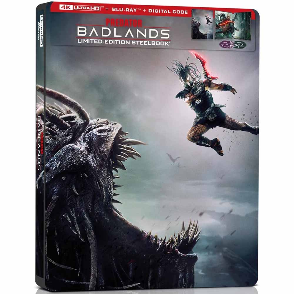 
  
  Predator: Badlands (Steelbook) 4K UHD + Blu-Ray (US Import)
  
