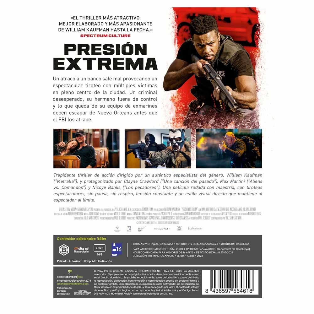 Presión Extrema - Blu-Ray