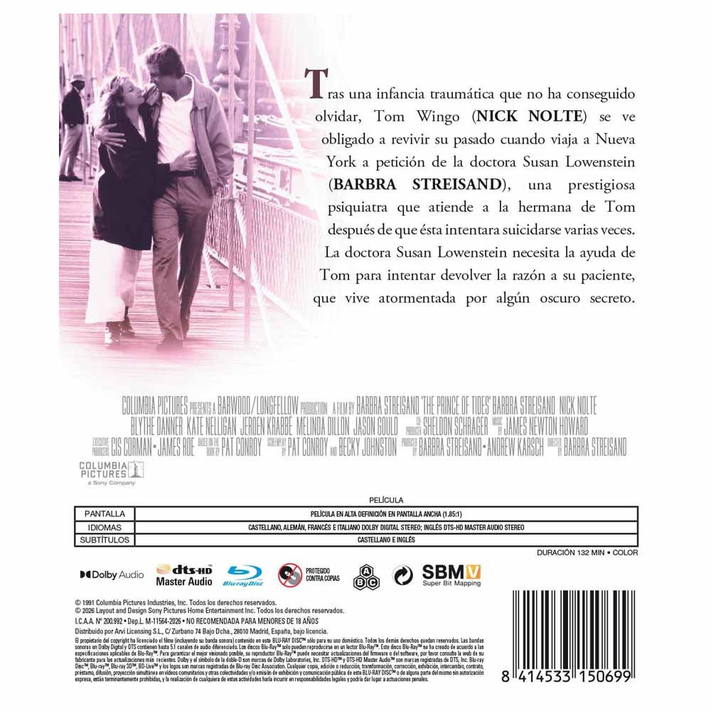 El Principe de las Mareas Blu-Ray