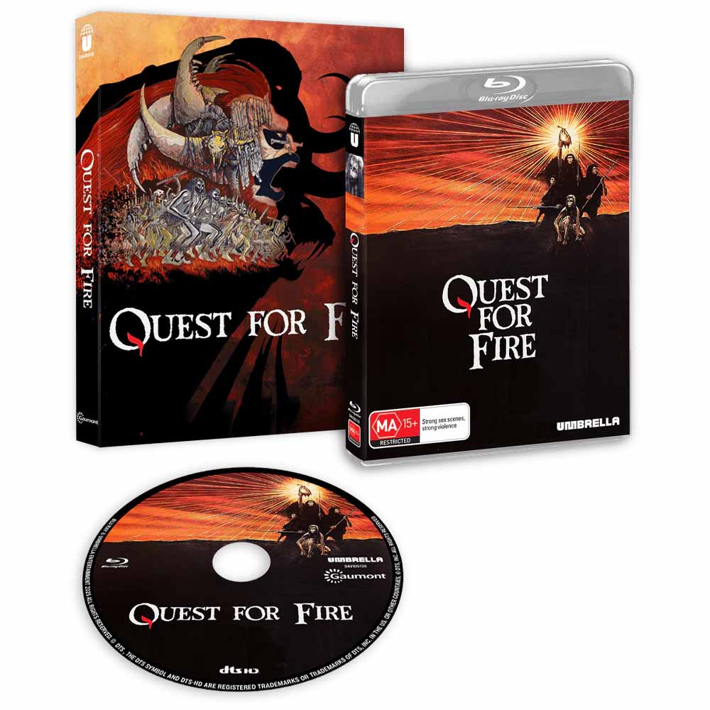 Quest for Fire (+ Slipcover) Blu-Ray (Australia Import) Umbrella Entertainment