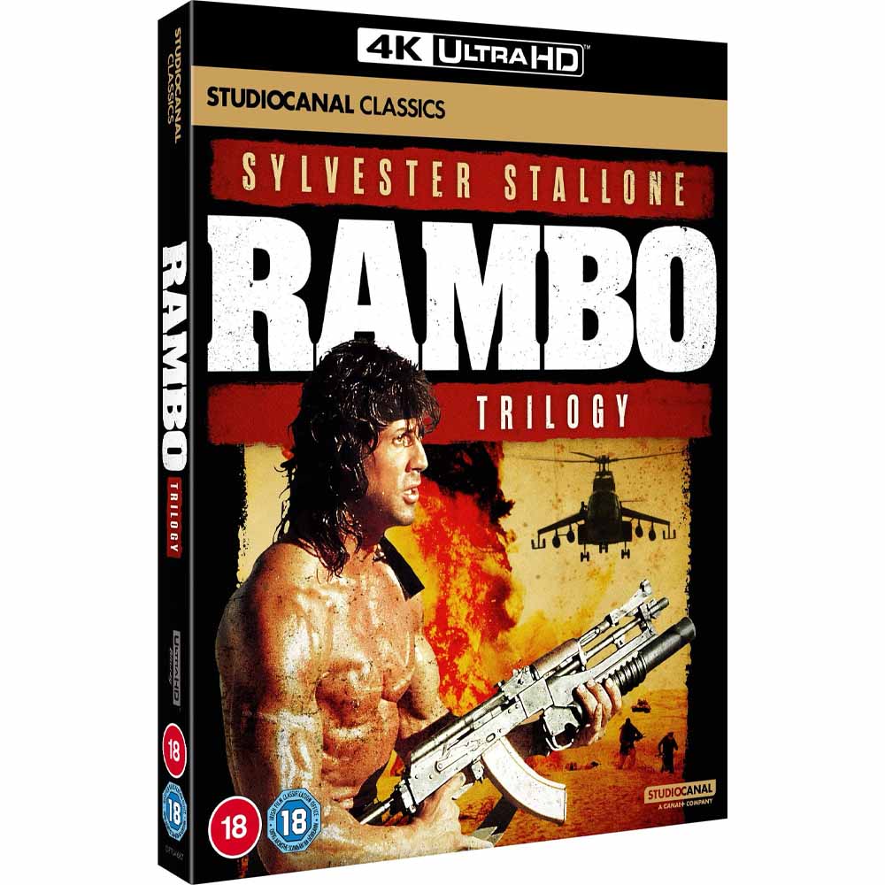 Rambo Trilogy 4K UHD (UK Import) StudioCanal