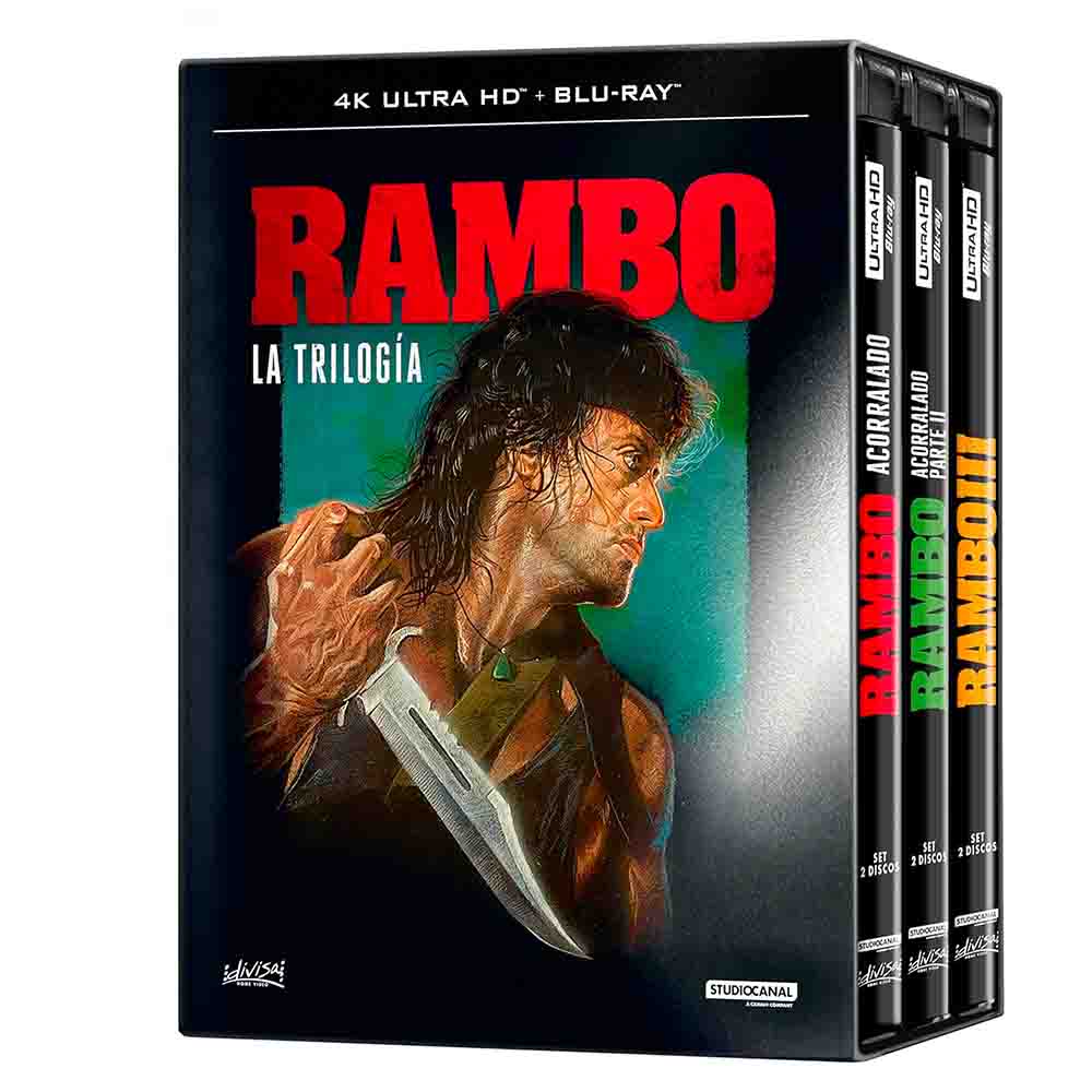 
  
  Rambo: La Trilogía 4K UHD + Blu-Ray
  
