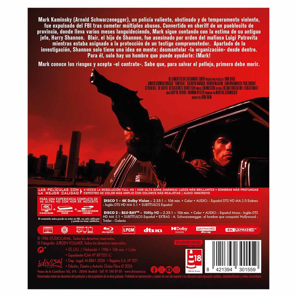 Ejecutor 4K UHD + Blu-Ray