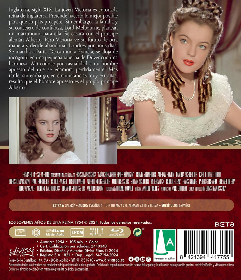 Los Jóvenes Años de una Reina Blu-Ray
