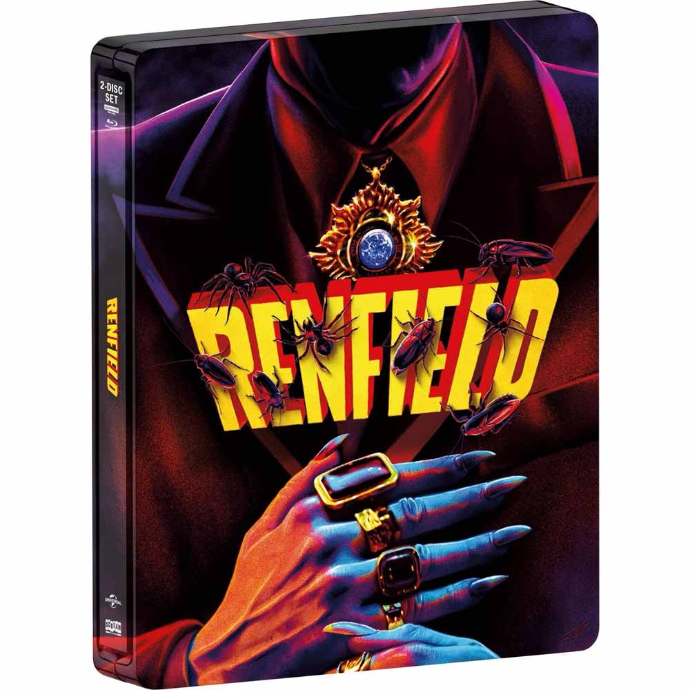 Renfield (Steelbook) 4K UHD + Blu-Ray (US Import) *Uno de los discos está suelto en la caja*