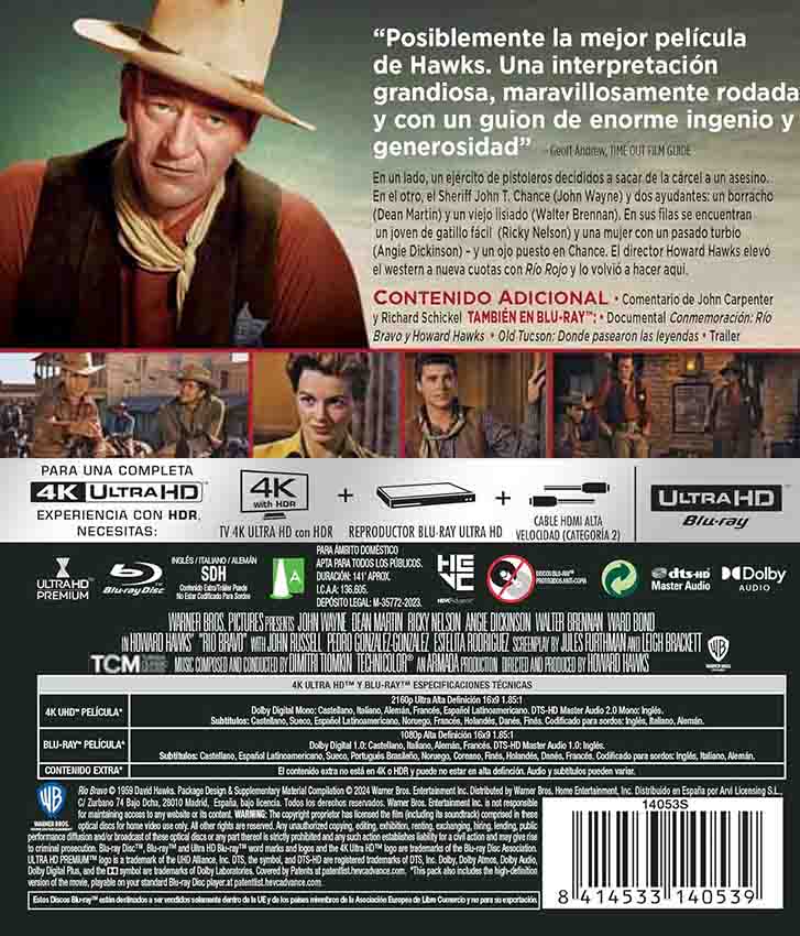 Río Bravo 4K UHD + Blu-Ray