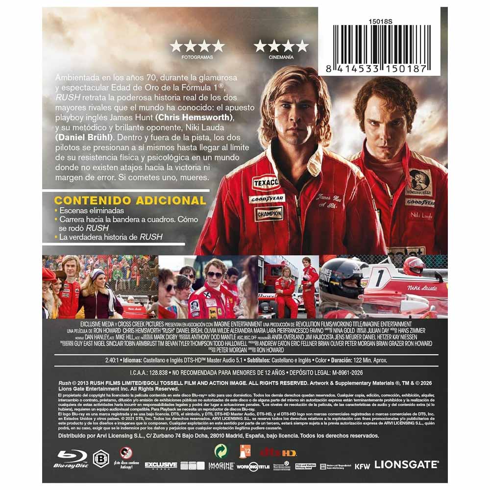 Rush Blu-Ray