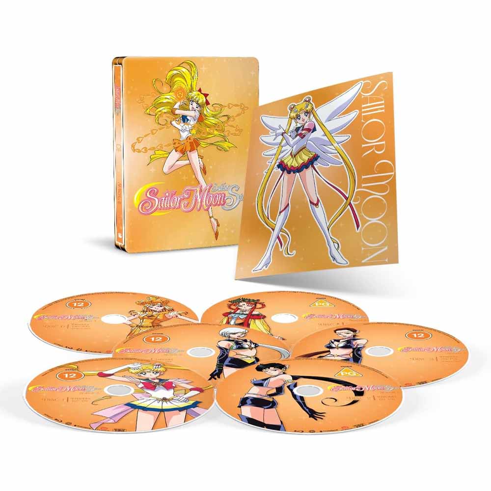 Sailor Moon Sailor Stars - Season 5 (Steelbook) Blu-Ray (UK Import) Anime Limited
