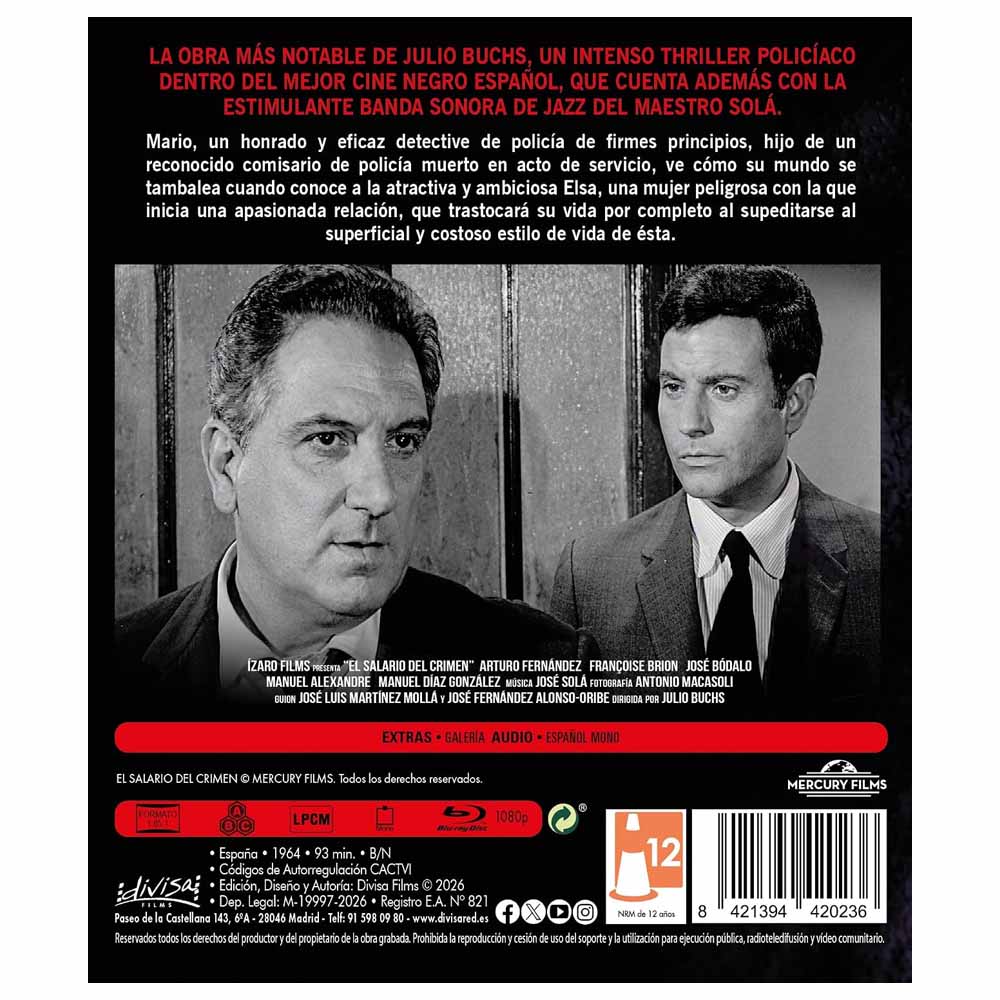 El salario del crimen Blu-Ray