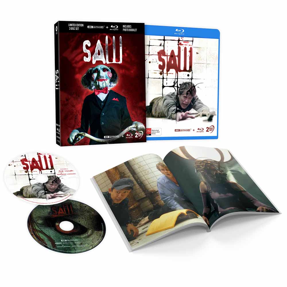 
  
  Saw (Limited Edition) 4K UHD + Blu-Ray (Australia Import)
  
