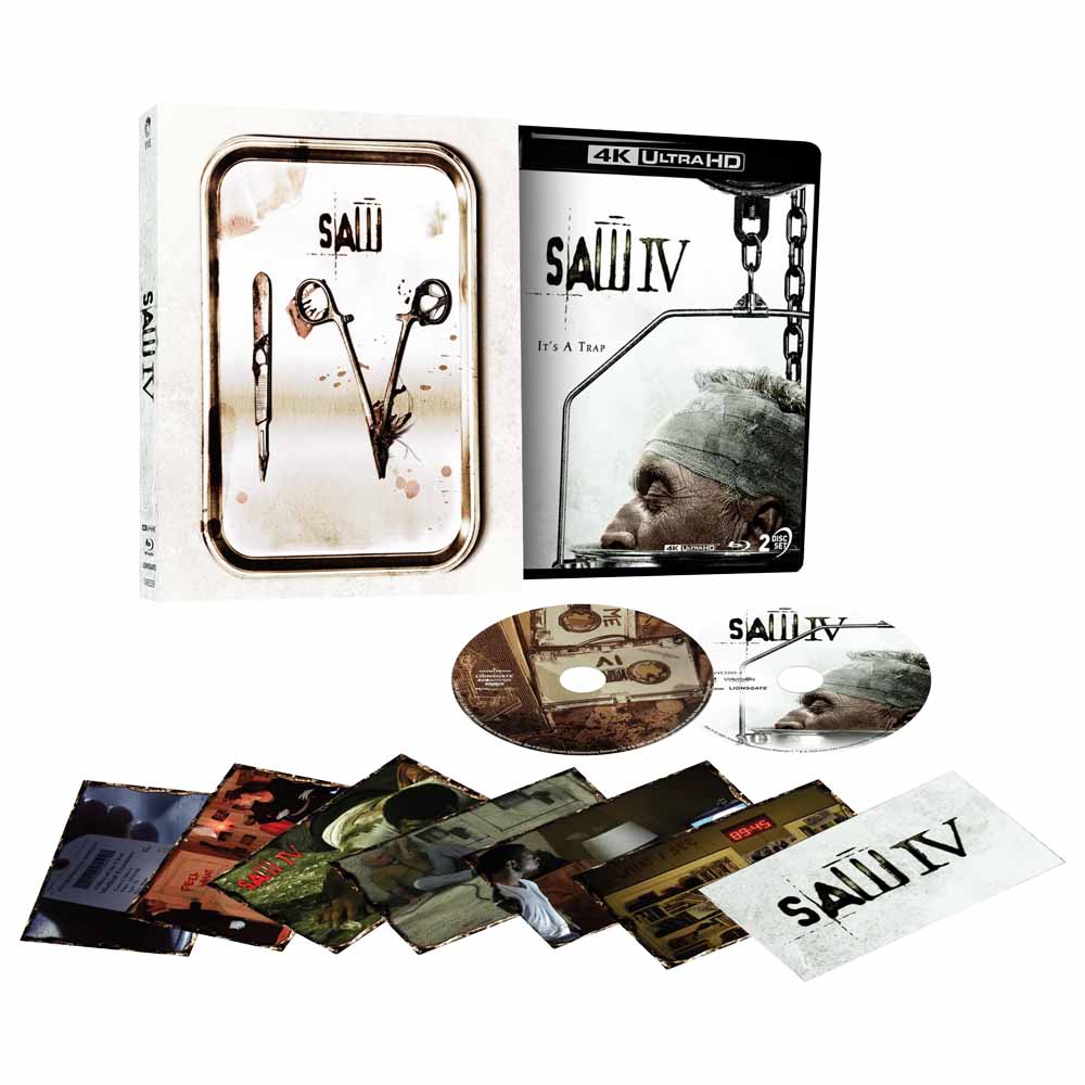 
  
  Saw IV (Limited Edition) 4K UHD + Blu-Ray (Australia Import)
  
