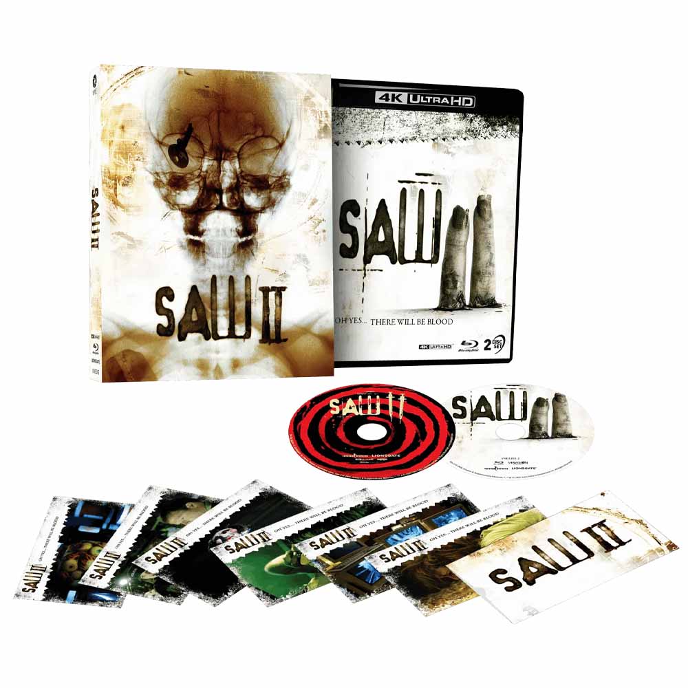 Saw II (Limited Edition) 4K UHD + Blu-Ray (Australia Import) ViaVision