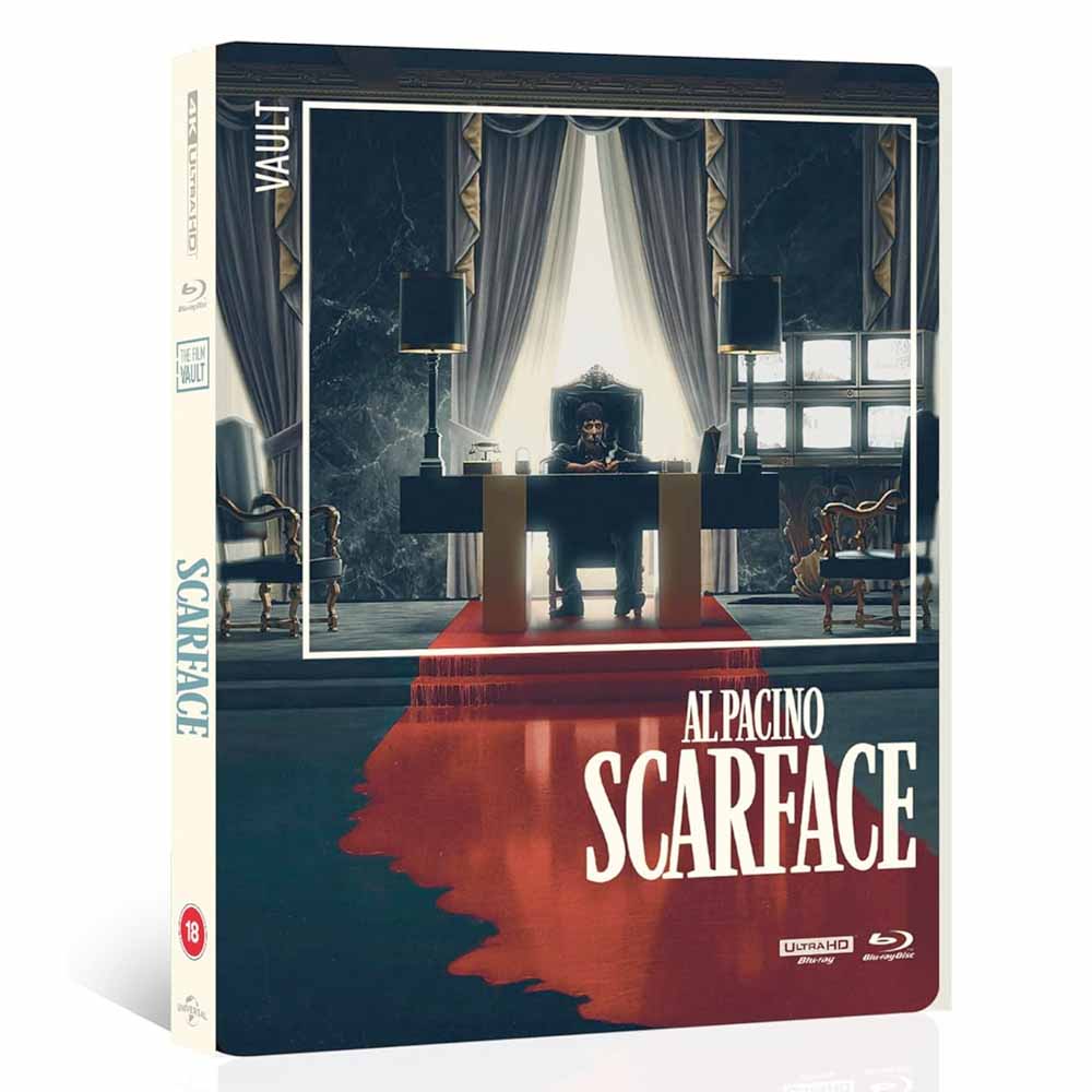 
  
  Scarface - The Film Vault (Steelbook) 4K UHD + Blu-Ray (UK Import)
  
