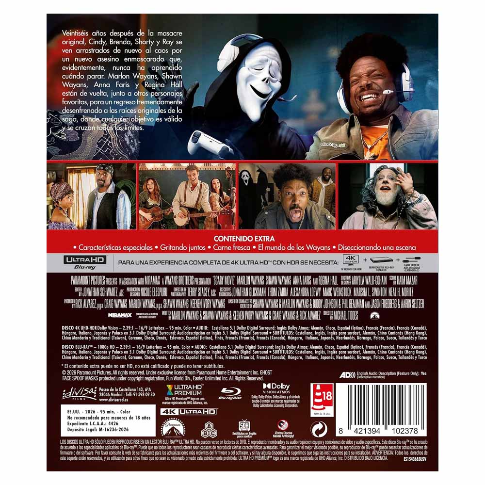 Scary Movie 4K UHD + Blu-Ray