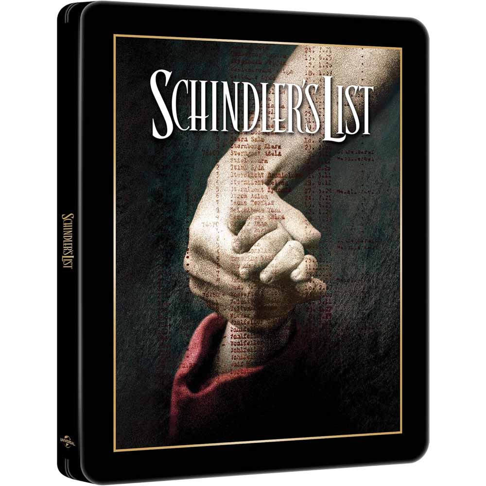 
  
  Schindler's List (Theatrical Poster Steelbook) 4K UHD + Blu-Ray (UK Import)
  
