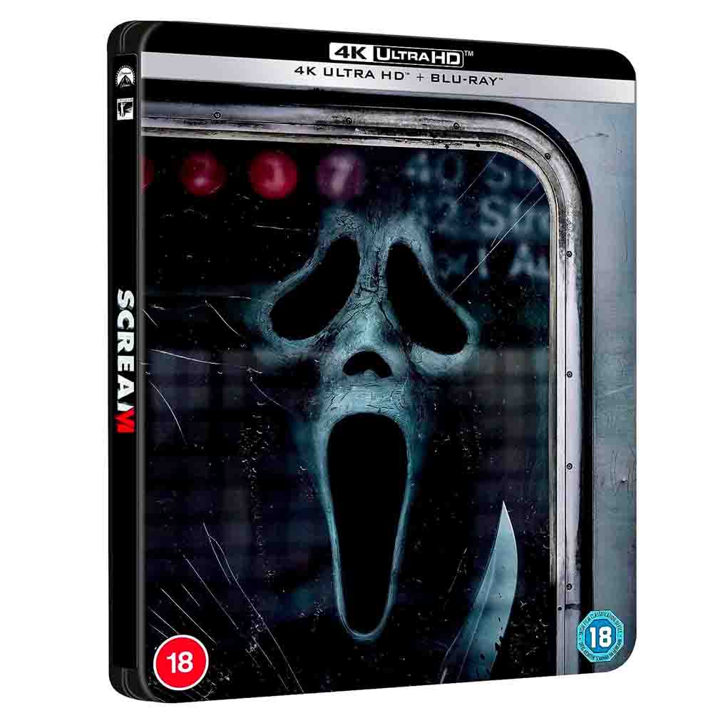 
  
  Scream VI Limited Edition Steelbook (UK) 4K UHD + Blu-Ray
  
