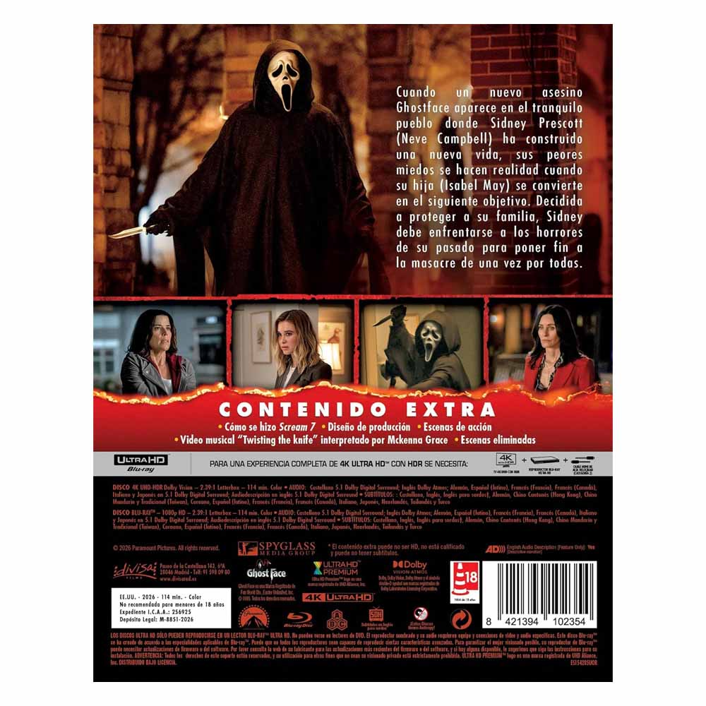 Scream 7 - 4K UHD + Blu-Ray