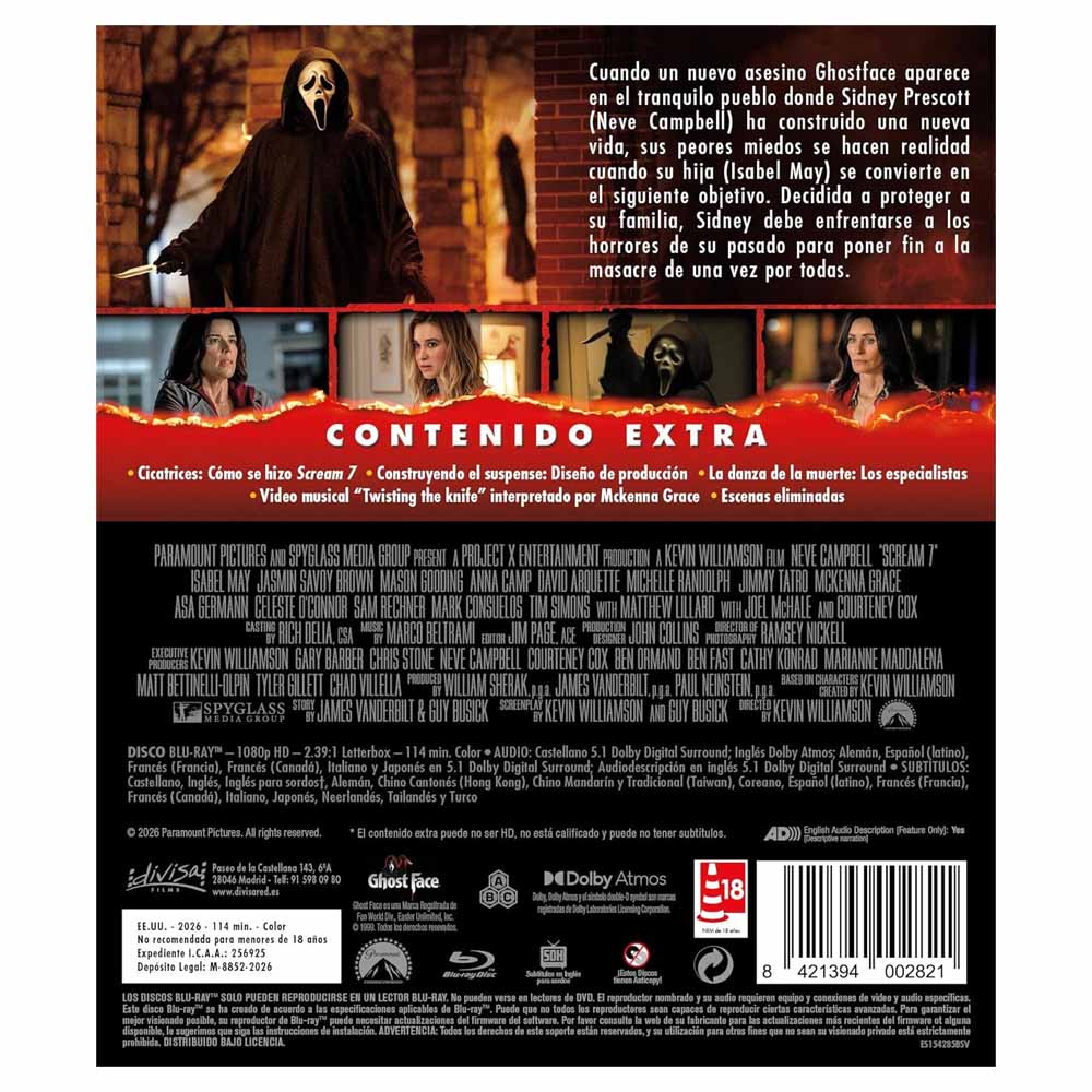 Scream 7 - Blu-Ray