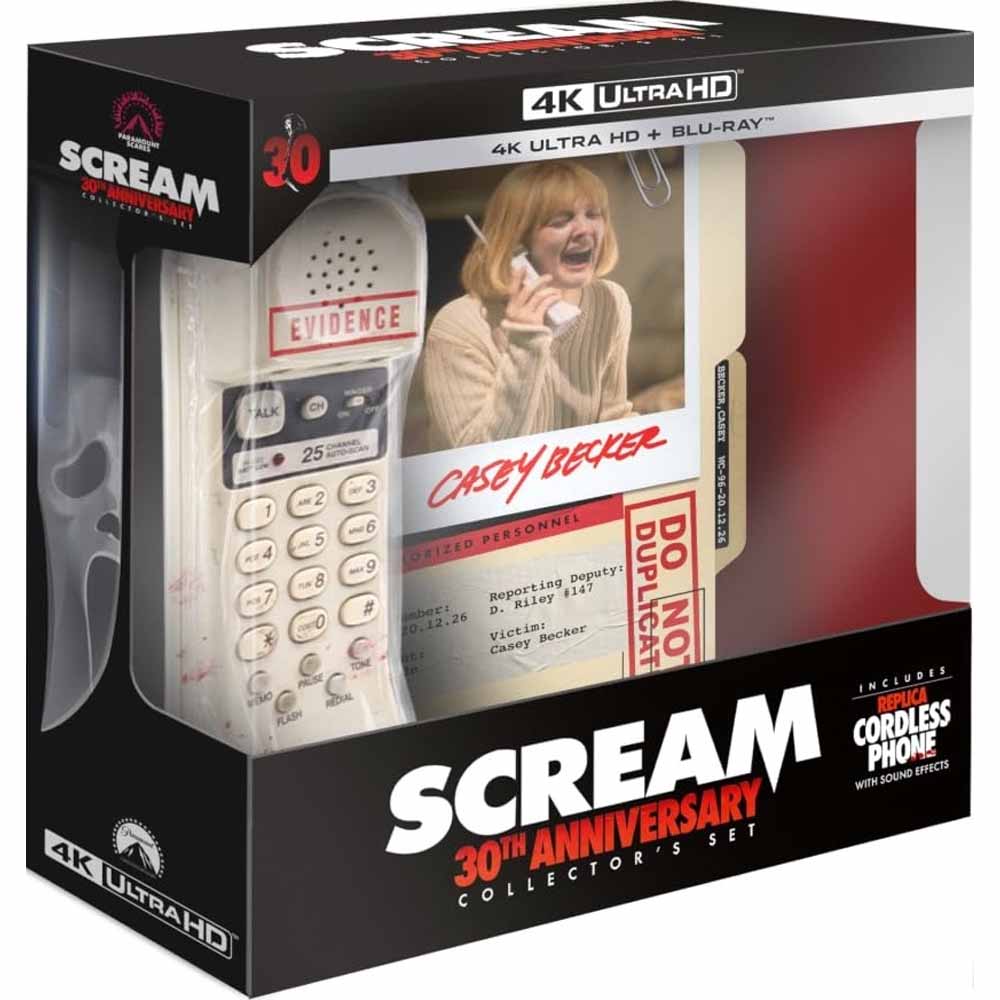 Scream (30th Anniversary Collector's Edition) 4K UHD + Blu-Ray (UK Import) Paramount
