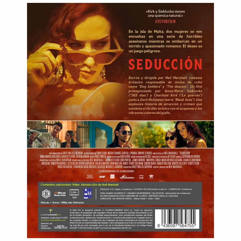 Seducción Blu-Ray