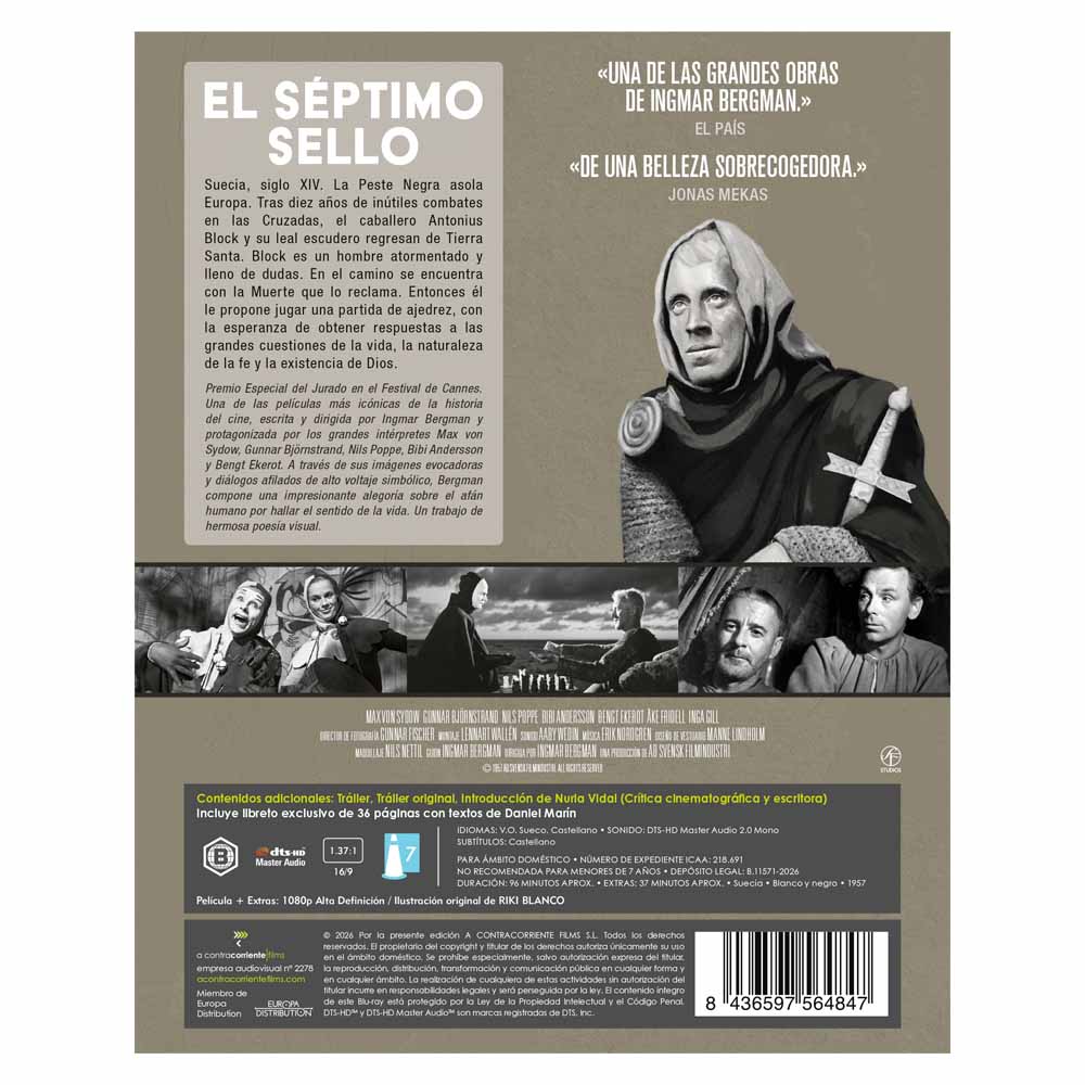 El Séptimo Sello Blu-Ray
