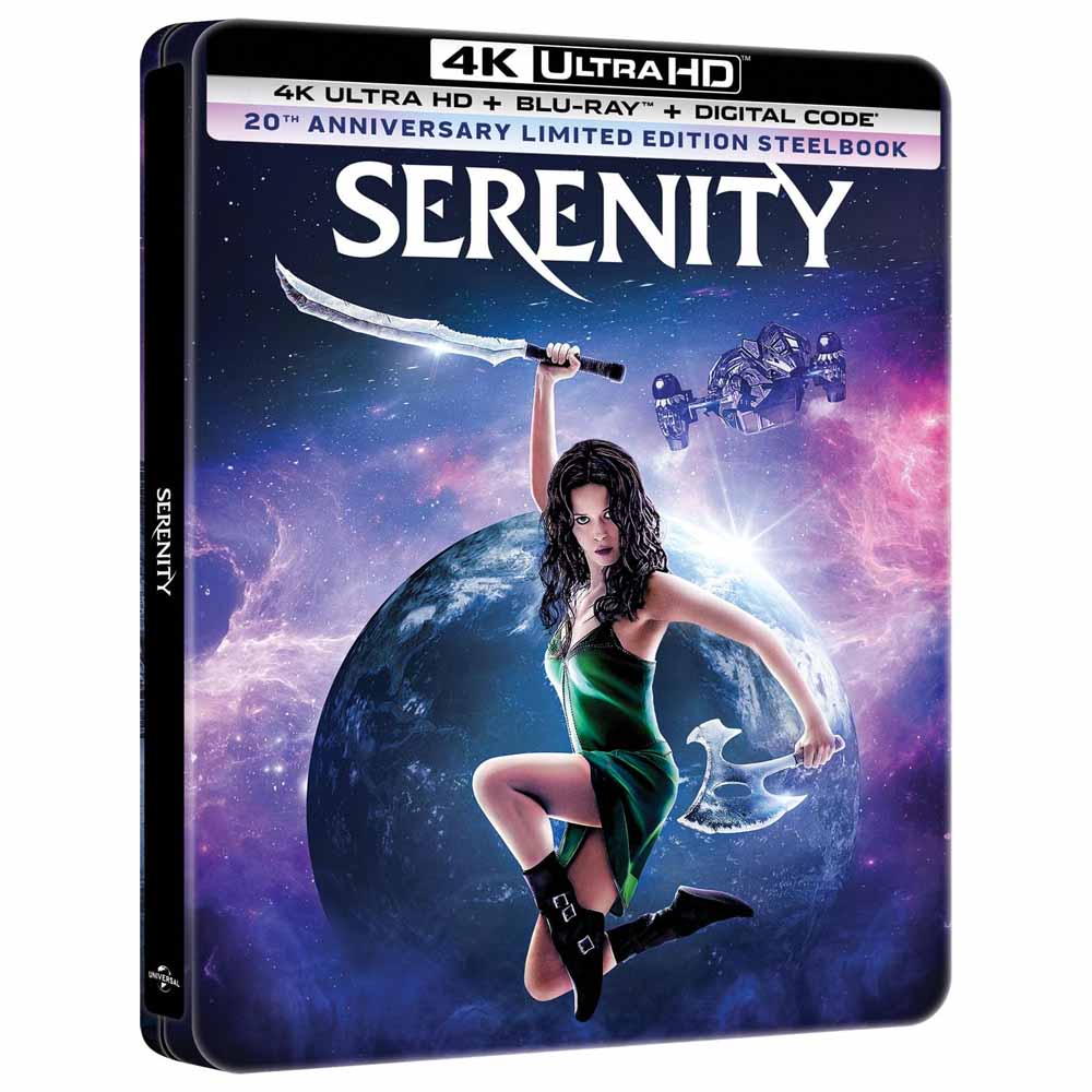 
  
  Serenity (Limited Edition Steelbook) 4K UHD + Blu-Ray (US Import)
  
