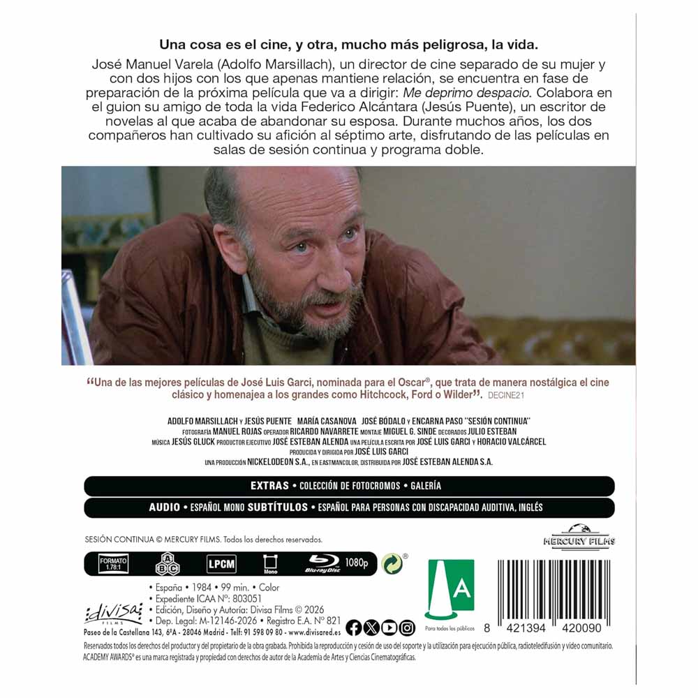 Sesión Continua Blu-Ray