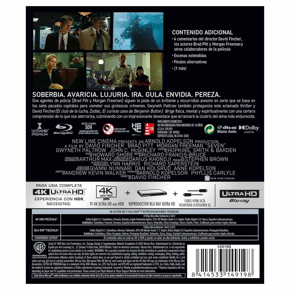 Seven - 4K UHD + Blu-Ray