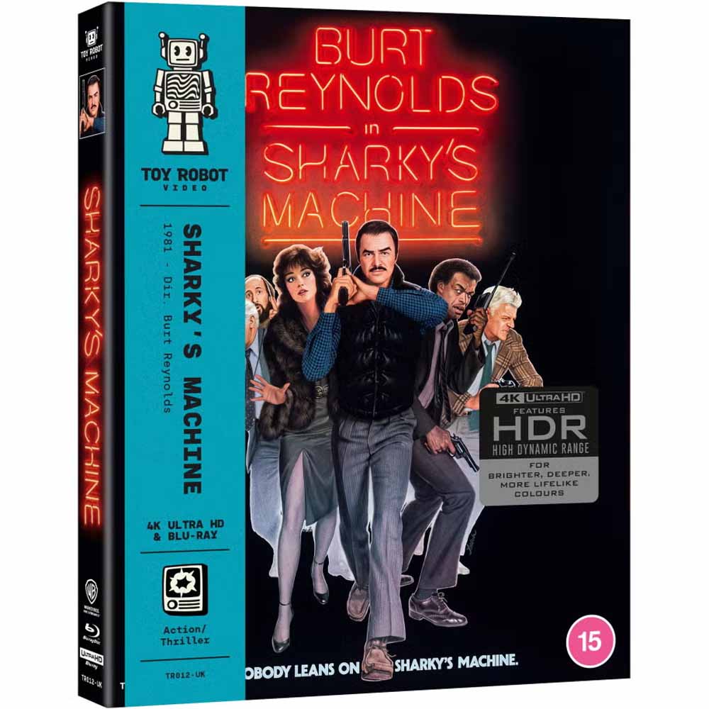 Sharky's Machine (Limited Edition) 4K UHD + Blu-Ray (UK Import) Toy Robot Video