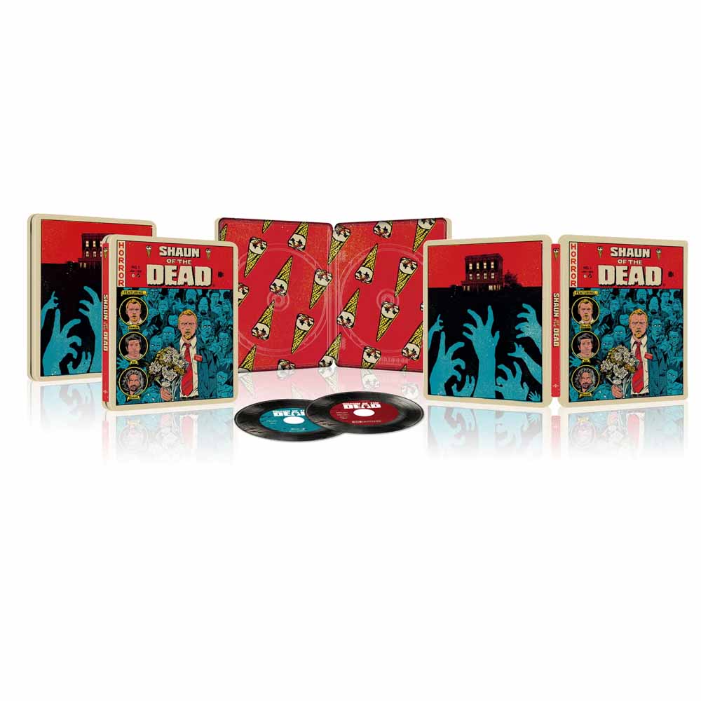 
  
  Shaun of the Dead Ltd. Ed. Steelbook 4K UHD + Blu-Ray (UK Import)
  
