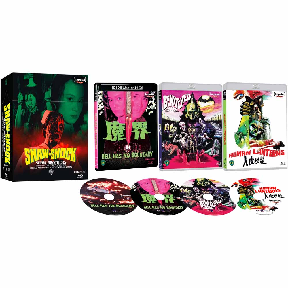 
  
  Shaw-Shock: Shaw Brothers Horror Collection - Volume 4 (Limited Edition Hardbox) 4K UHD + Blu-Ray (Australia Import)
  
