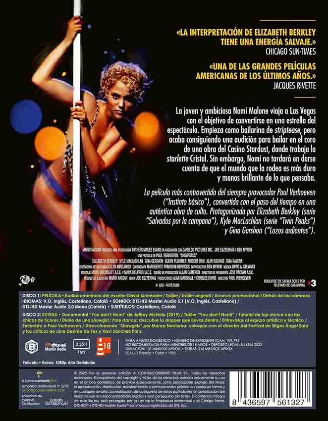 Showgirls Blu-Ray