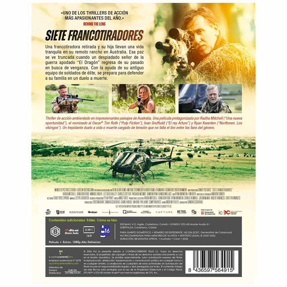 Siete Francotiradores Blu-Ray