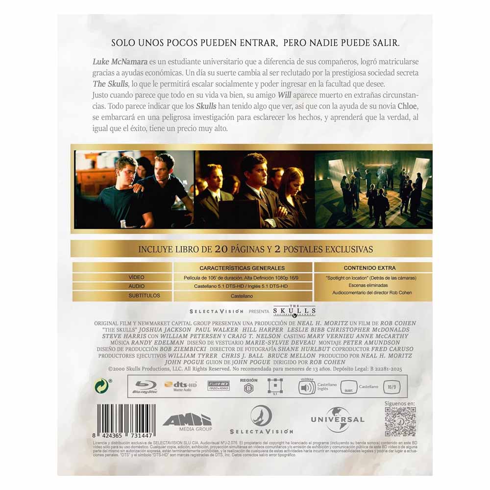 Skulls - Sociedad Secreta Blu-Ray