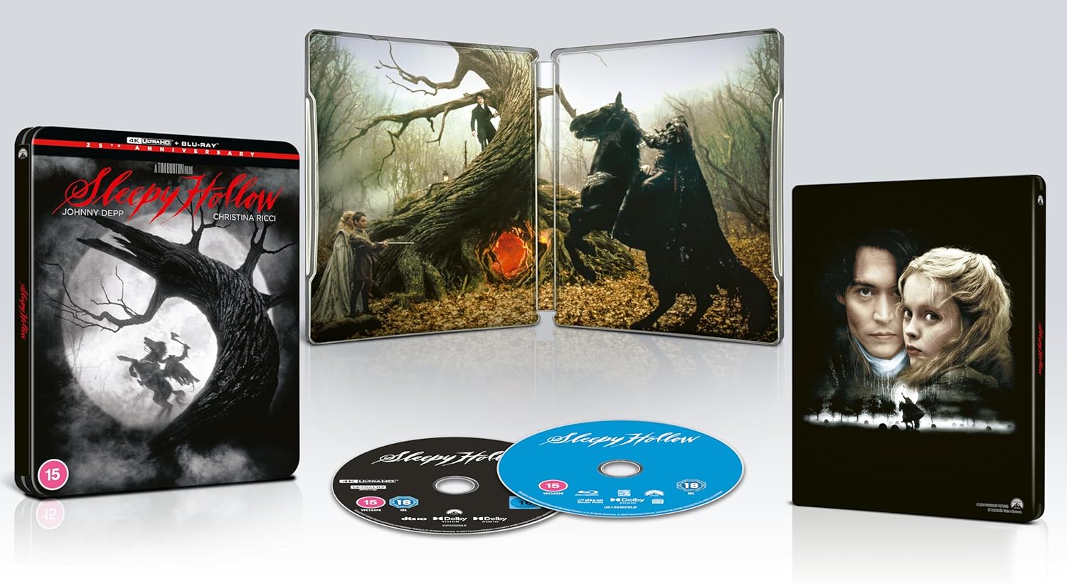 Sleepy Hollow Steelbook 4K UHD + Blu-Ray (UK Import)