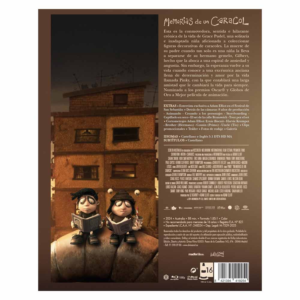Memorias de un caracol - Blu-Ray