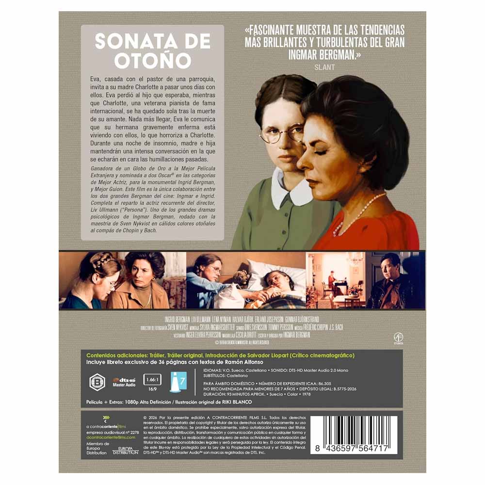 Sonata de Otoño Blu-Ray