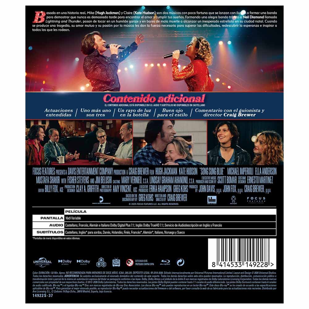 Song Sung Blue - Canción para dos - Blu-Ray