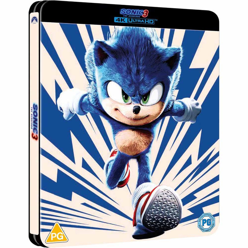 Sonic the Hedgehog 3 (Sonic Steelbook) 4K UHD (UK Import)
