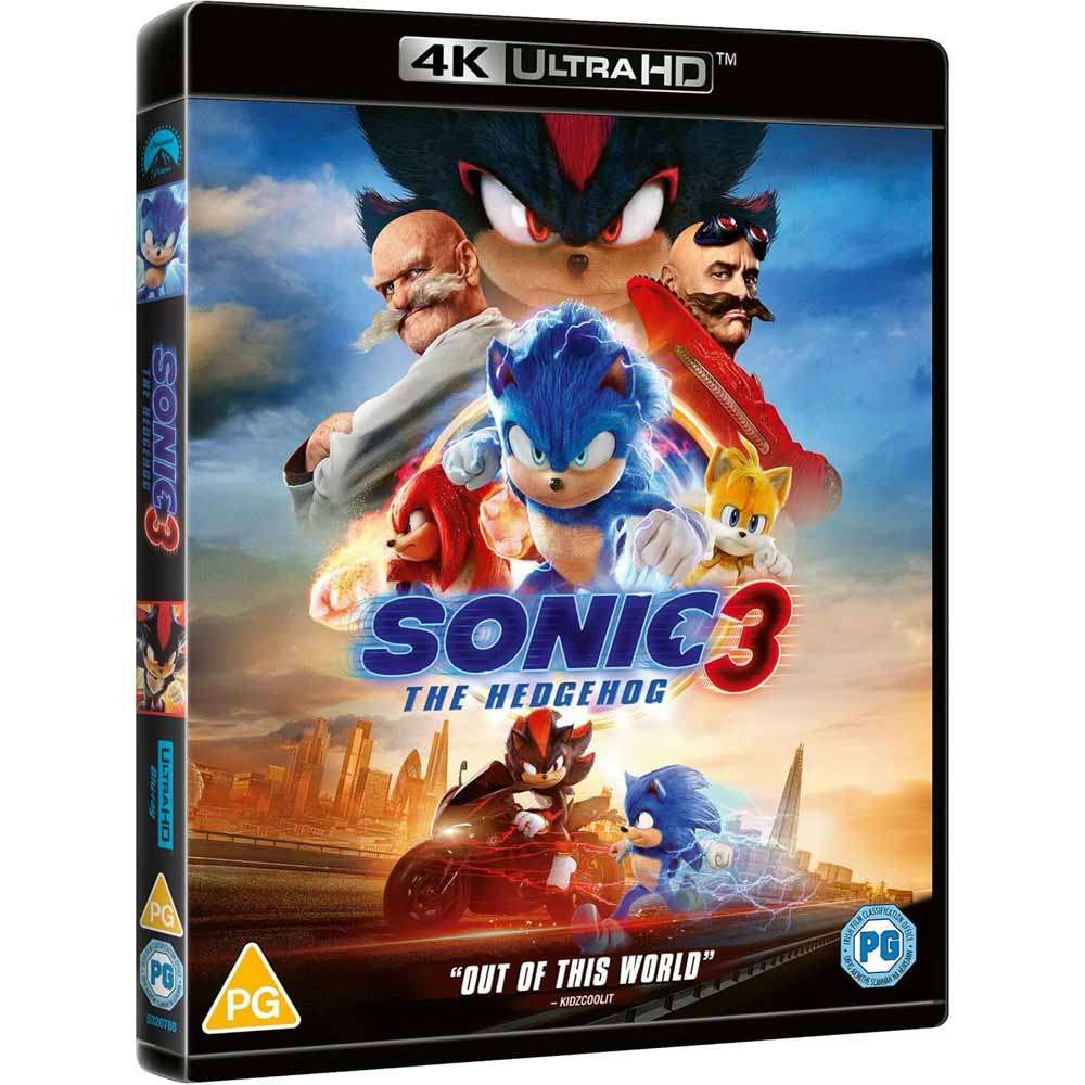 Sonic the Hedgehog 3 (+Slipcover) 4K UHD (UK Import)