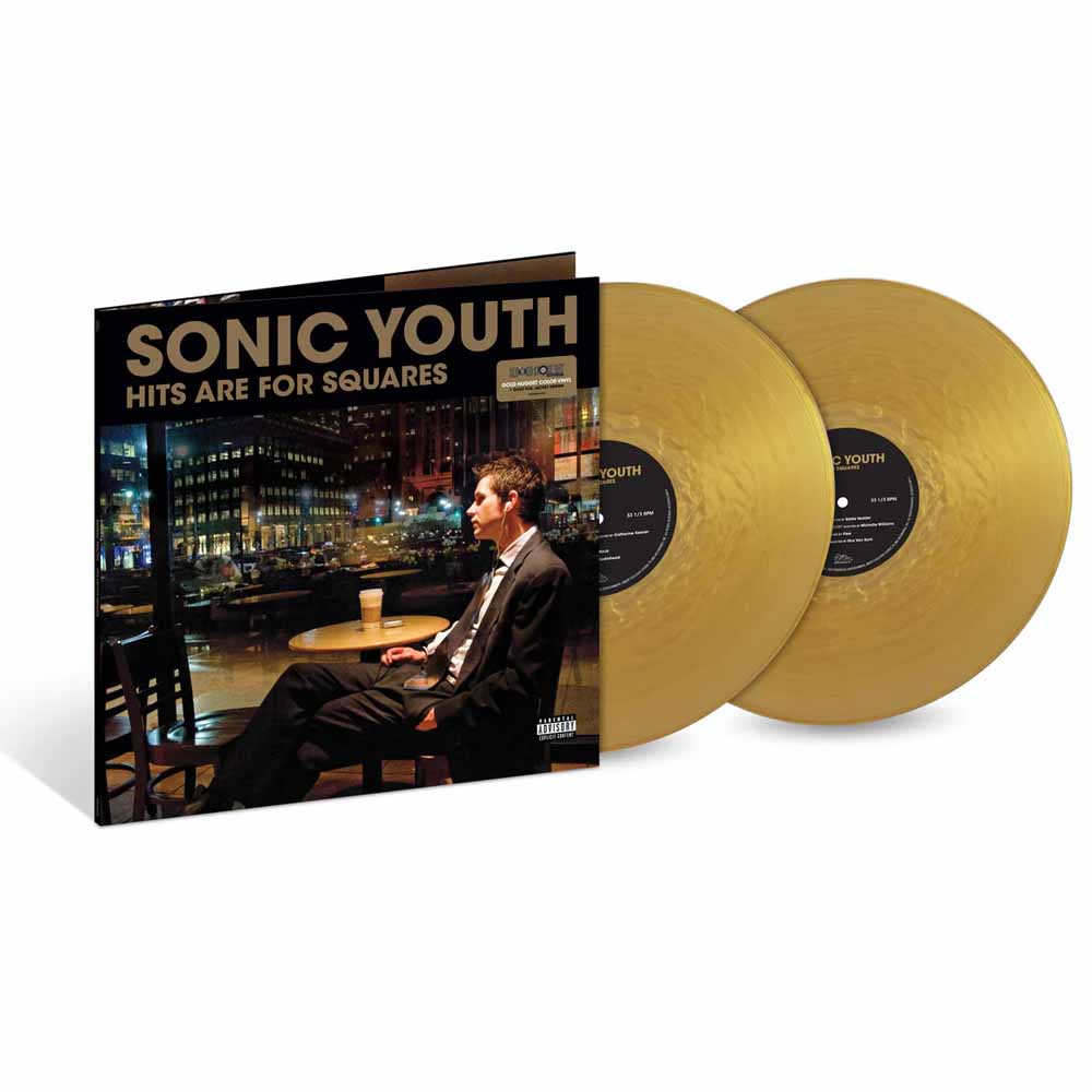 
  
  Sonic Youth - Hits are for Squares 2 LP Vinyl (Gold Nugget)
  
