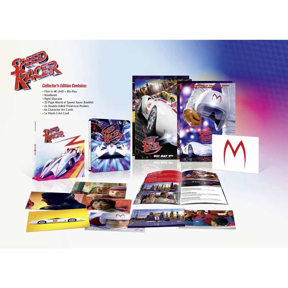 Speed Racer (Collector's Edition + Steelbook) 4K UHD + Blu-Ray (UK Import)