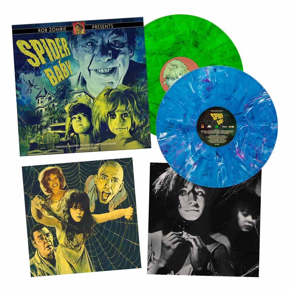 
  
  Spider Baby - Original Soundtrack LP Vinyl (Blue & Green Marbled)
  
