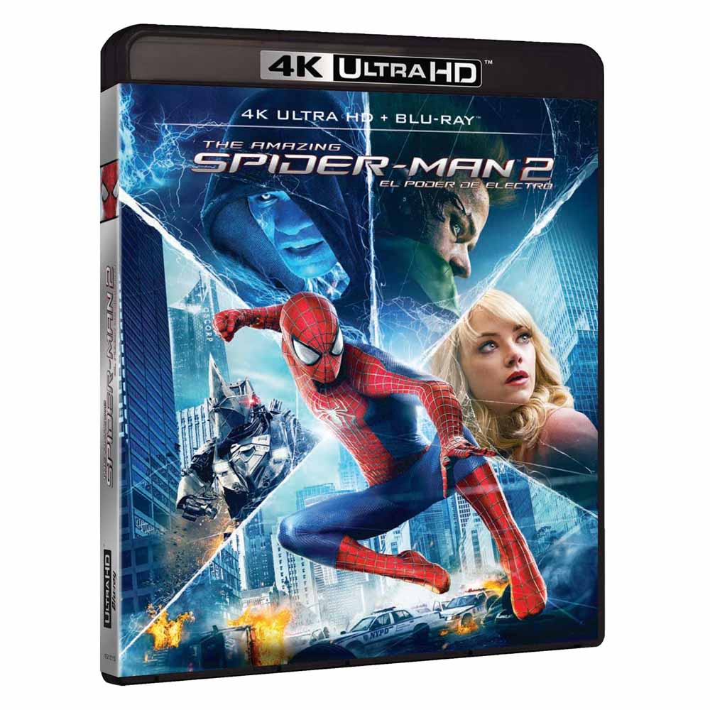 
  
  The Amazing Spider-Man 2: Rise of Electro 4K UHD + Blu-Ray
  
