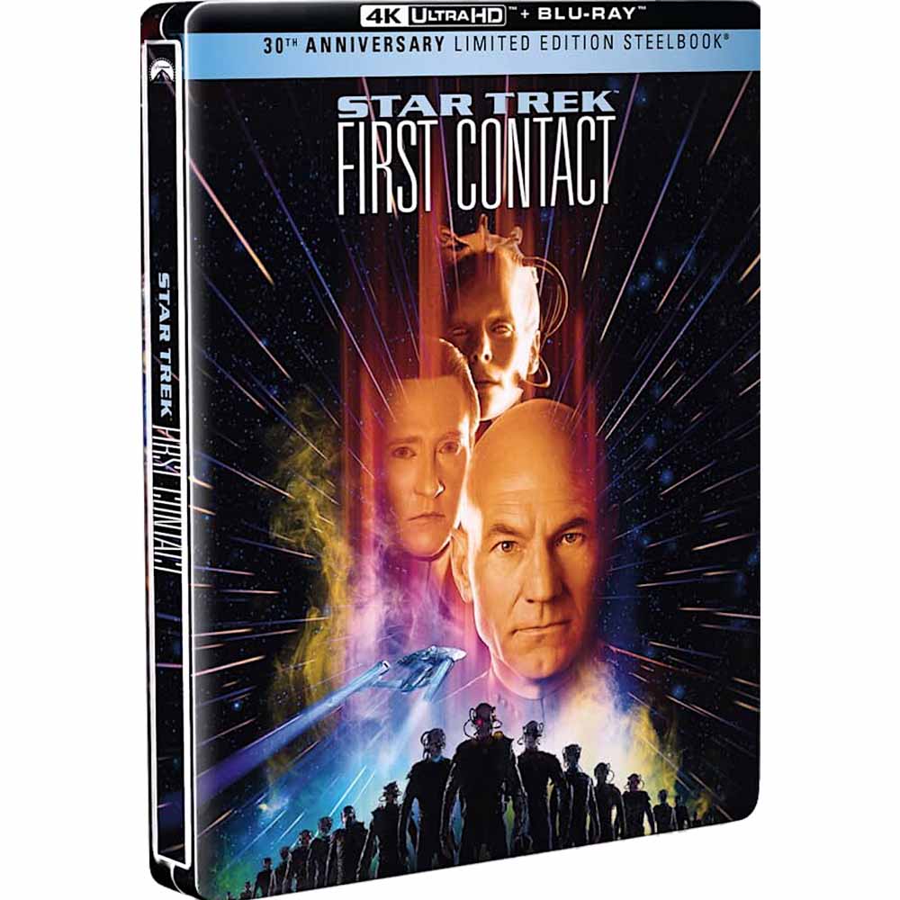 Star Trek: First Contact (Steelbook) 4K UHD + Blu-Ray (UK Import) Paramount
