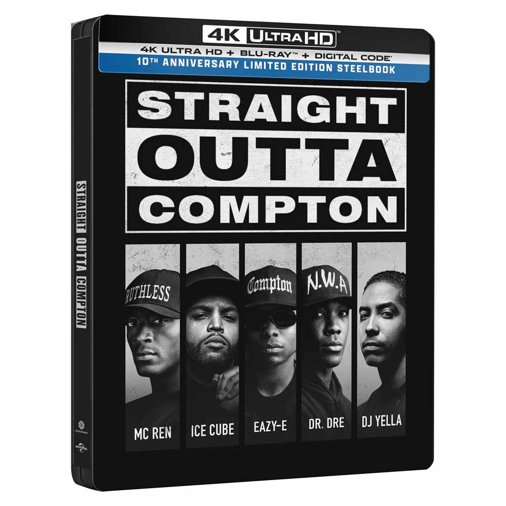 
  
  Straight Outta Compton (Steelbook) 4K UHD + Blu-Ray (US Import)
  
