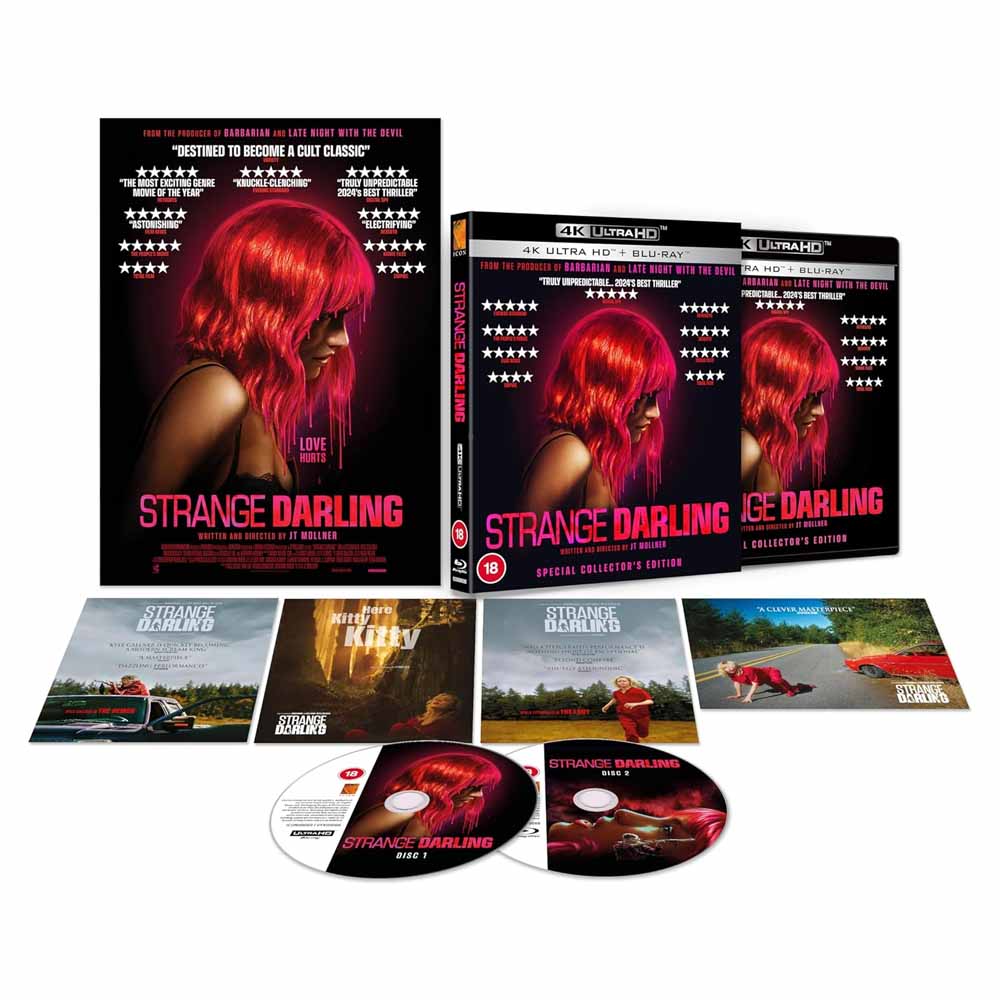 
  
  Strange Darling 4K UHD + Blu-Ray (UK Import)
  
