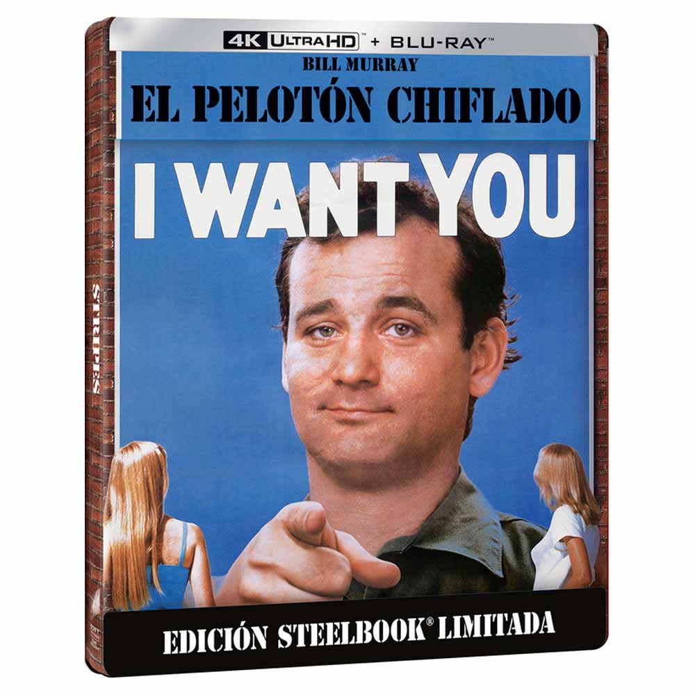 
  
  El Pelotón Chiflado - Edición Metálica 4K UHD + Blu-Ray
  
