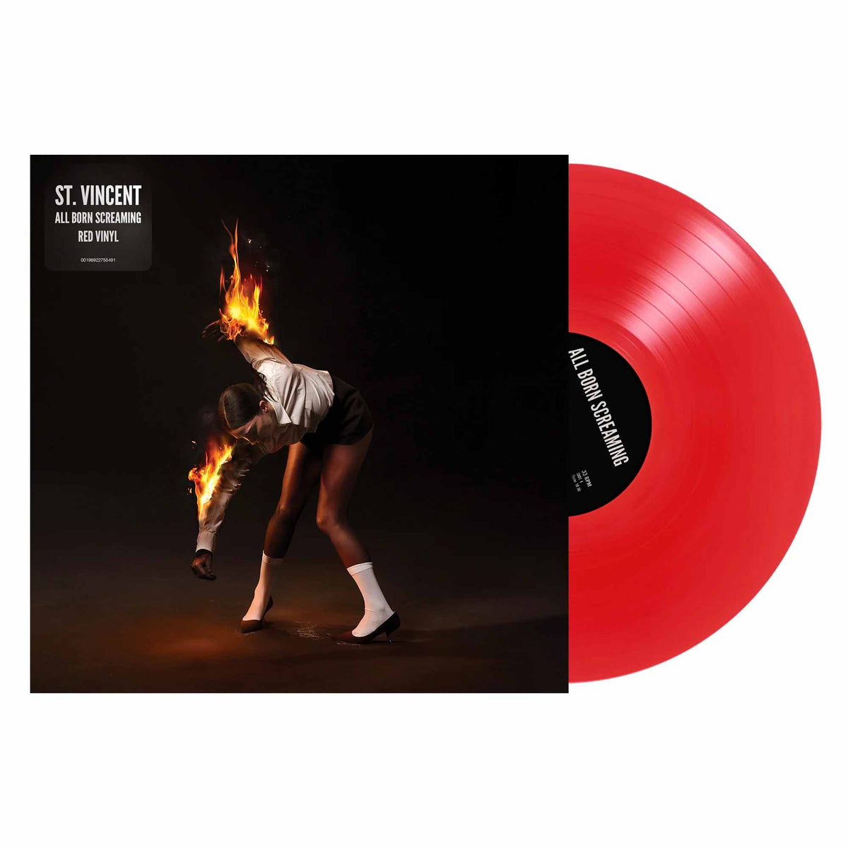 
  
  St. Vincent – All Born Screaming (Red) LP Vinyl *damaged - see photo*
  
