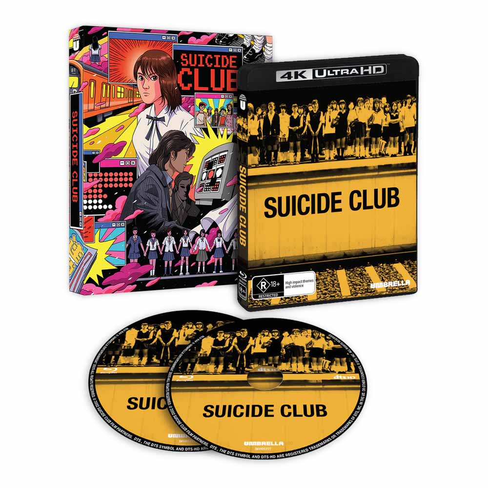 
  
  Suicide Club (+Slipcover) 4K + Blu-Ray (Australia Import)
  
